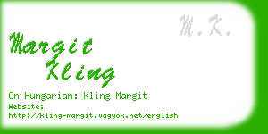 margit kling business card